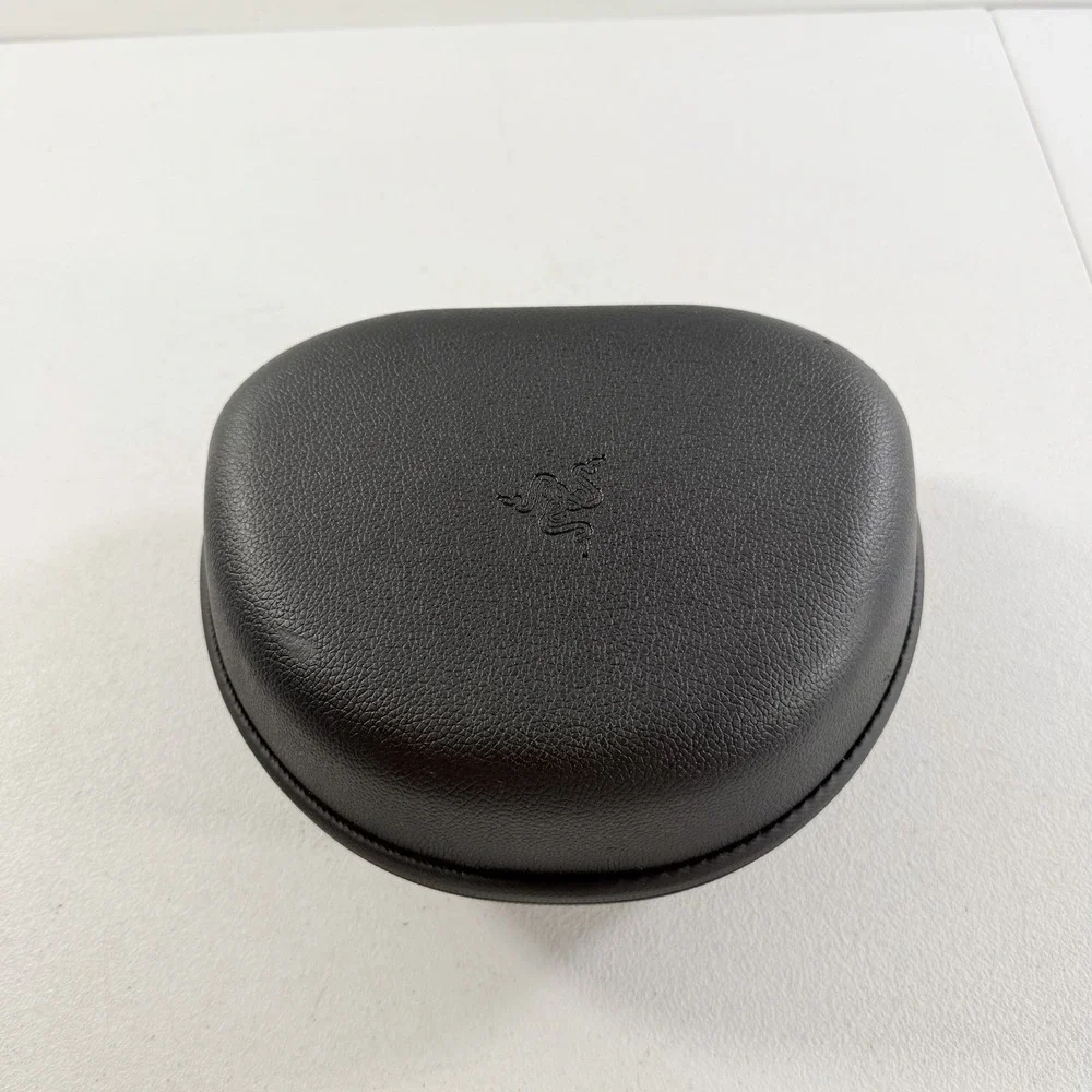 Genuine Razer Kraken Gaming Headset‎ Headphones Zip Around Black Leather Case